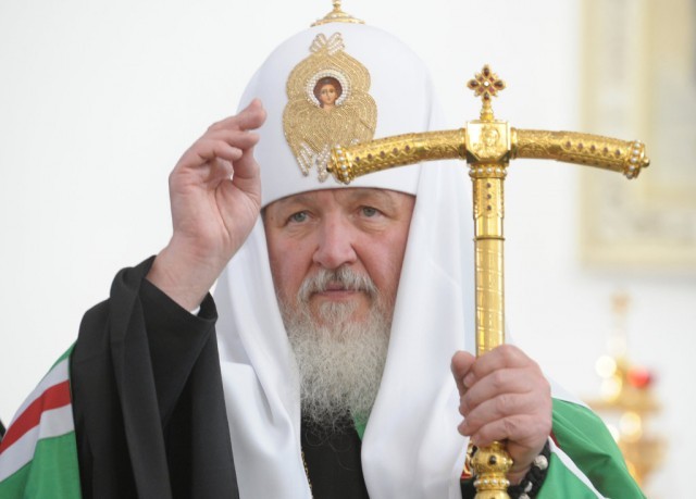 Патриарх Кирилл в Кургане освятил строительство нового Троицкого храма на набережной Тобола