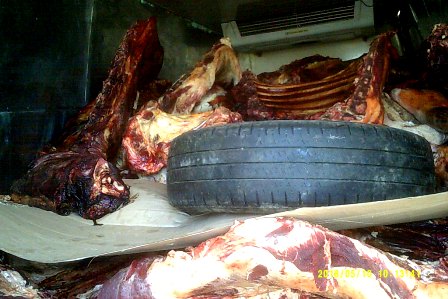 В Смоленскую область пытались провезти испорченное белорусское мясо