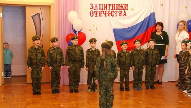 «Упал, отжался»: в России появятся военные детские сады