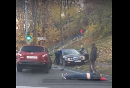 Появилось видео страшной аварии на улице Дзержинского