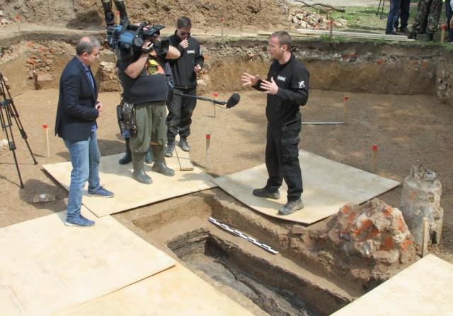 В Смоленске обнаружены останки наполеоновского генерала Гюдена