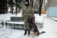 Кинологи, таможня, собака