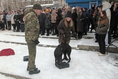 Кинологи, таможня, собака