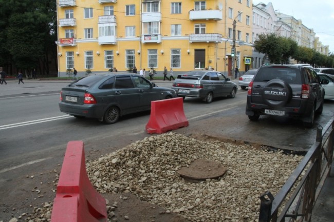 Начало реконструкции улицы Дзержинского
