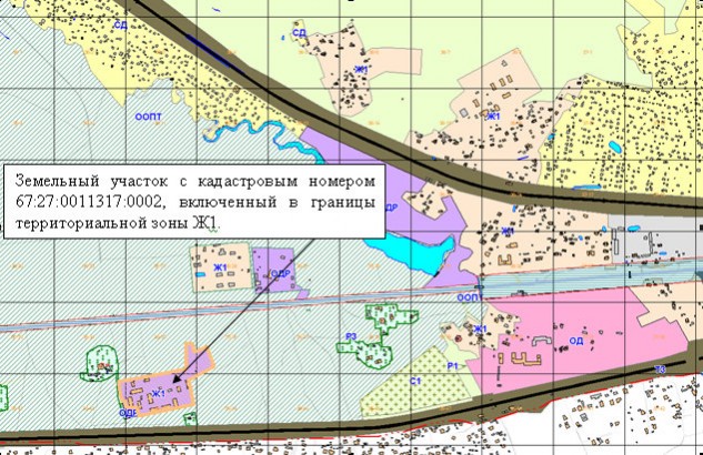 Карта красный бор смоленская область