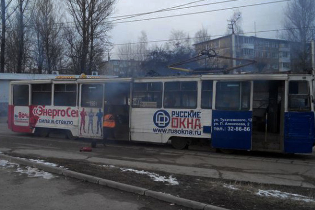 возгорание в трамвае смоленск