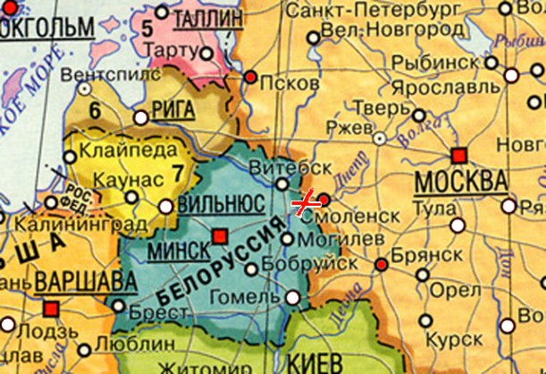 Шевченко смоленск карта