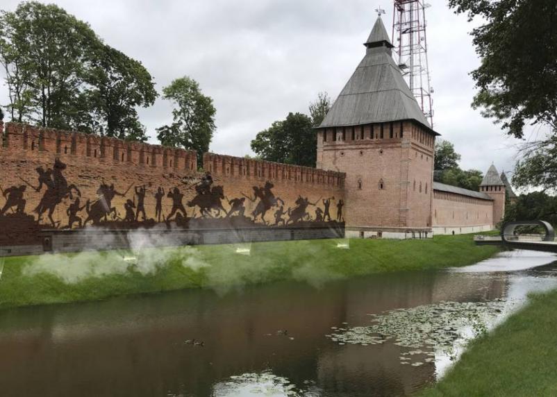 На Смоленской крепостной стене покажут военную историю