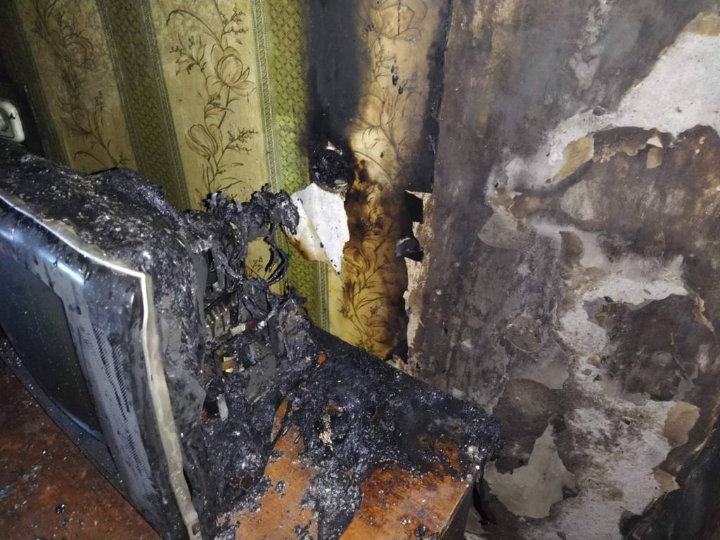 Телевизор стал виной пожара в Сафоново