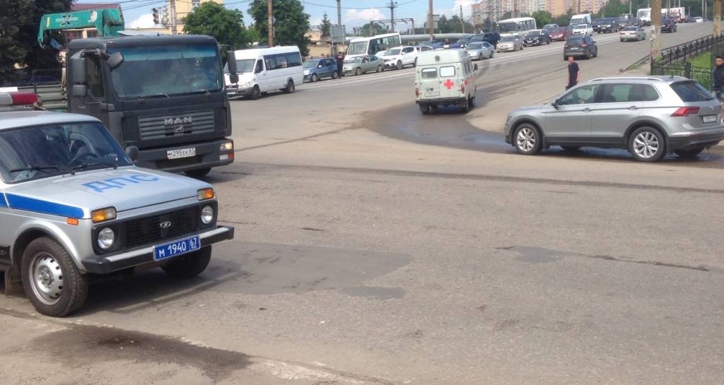ДТП на Колхозной площади: водитель скончался на месте