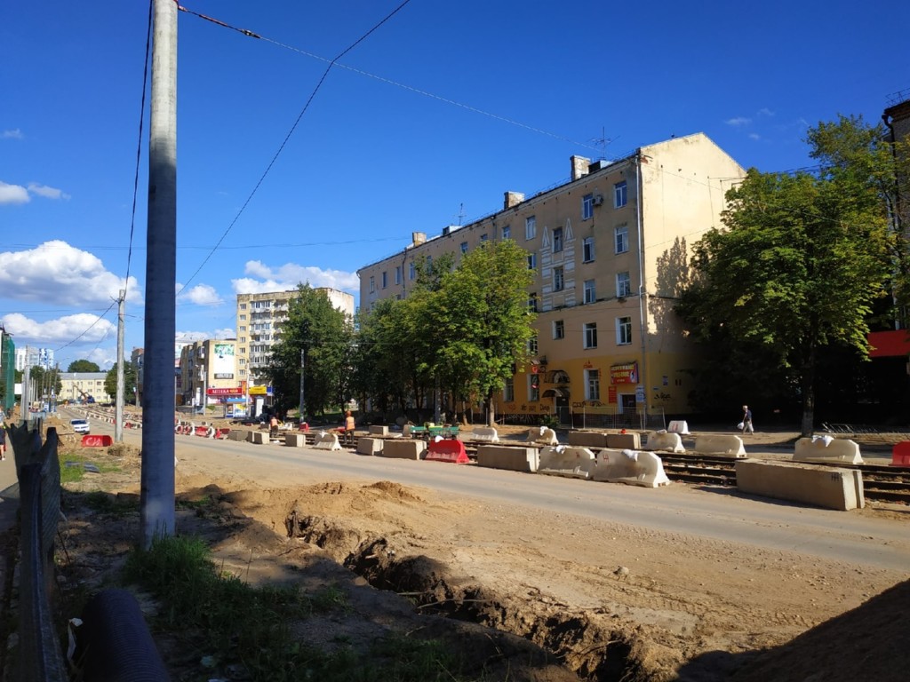 «STOP проход». Как идёт ремонт на Николаева в Смоленске