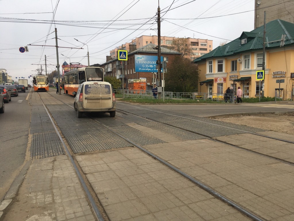 Из-за ДТП в районе медгородка остановились трамваи
