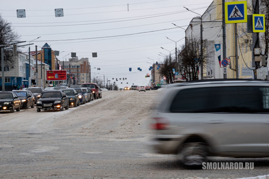 смоленск, снег, город, снегопад, улицы, общественный транспорт, машины