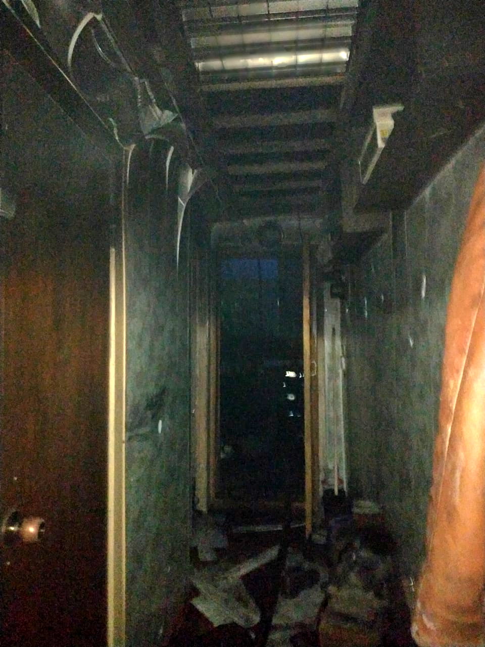 Кухню заволокло дымом. Появились подробности пожара в Рудне