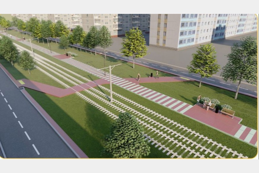 В Смоленске представили проект реконструкции бульвара на улице Рыленкова