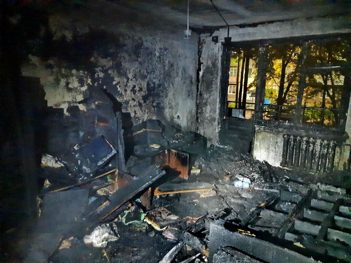 Подробности пожара с пострадавшим в Смоленске