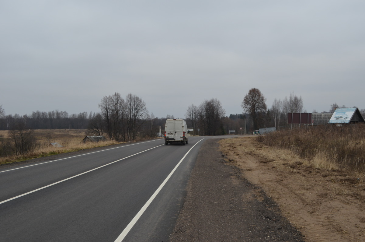 В Гагаринском районе завершен ремонт дороги по нацпроекту