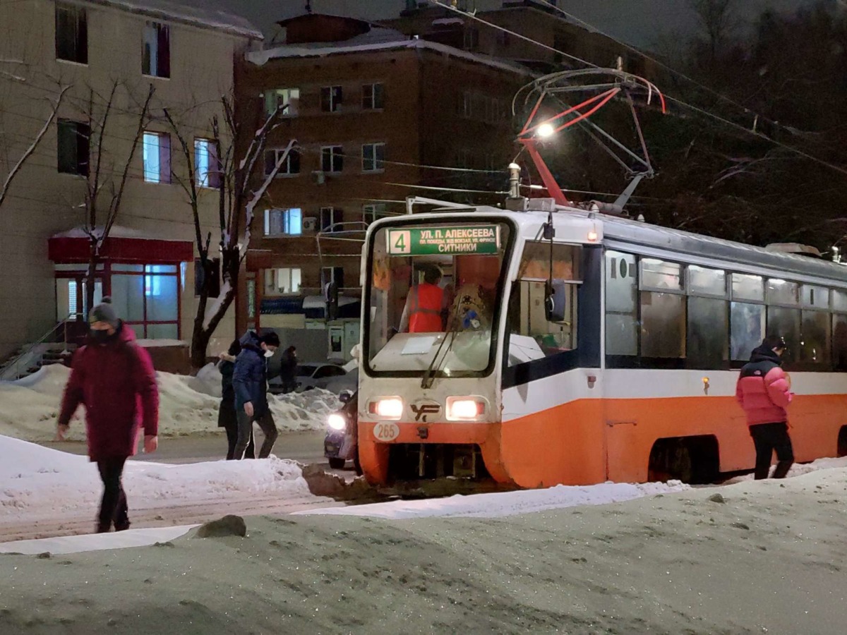 В Смоленске снова образовалась трамвайная пробка из-за аварии