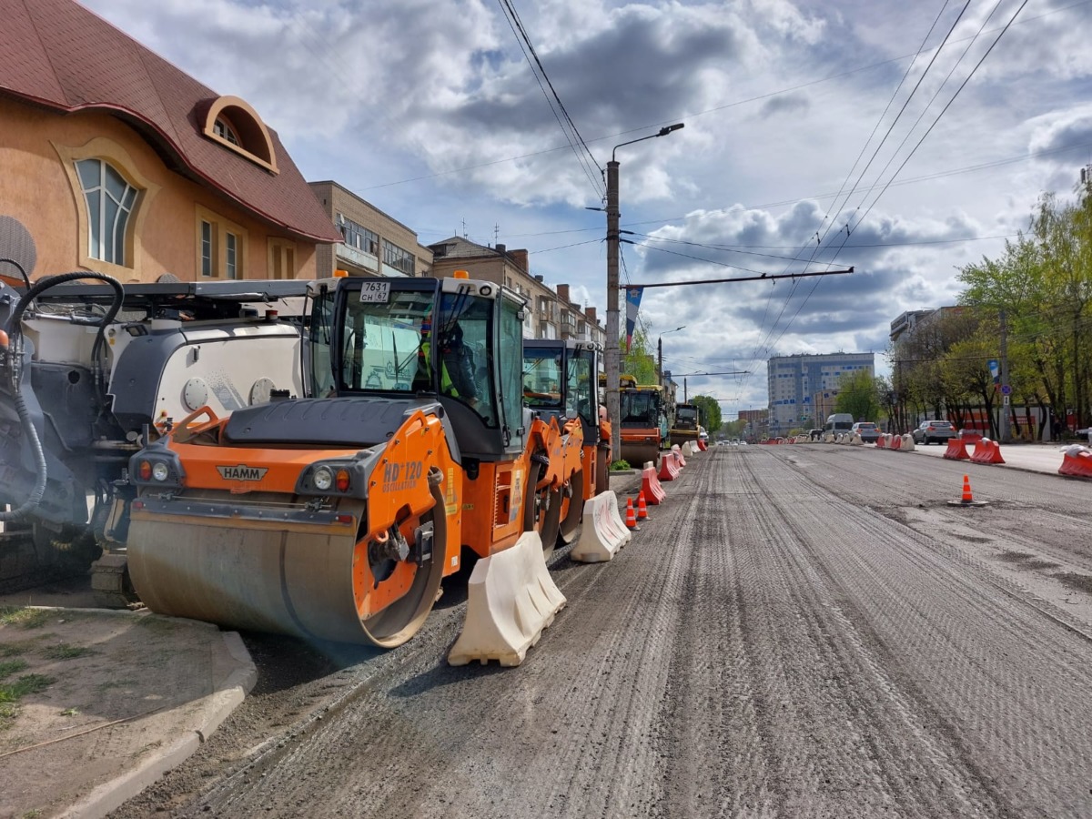 Как продвигается ремонт улицы Кирова в Смоленске?