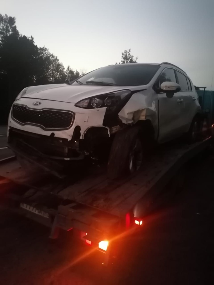В Вяземском районе из-за солнечного блика произошло ДТП