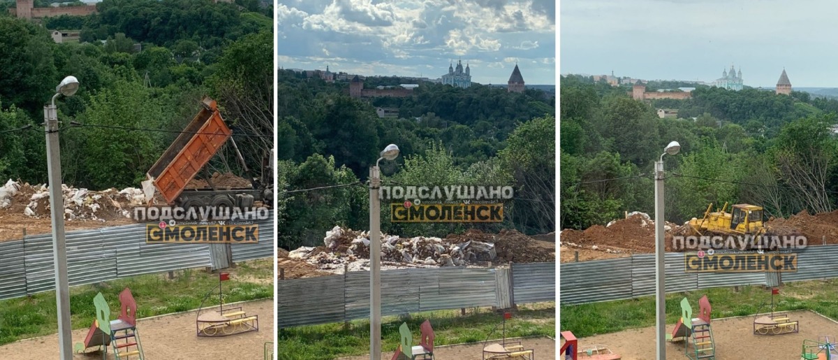 Строительный мусор в Алтуховке «свалили» на УКС