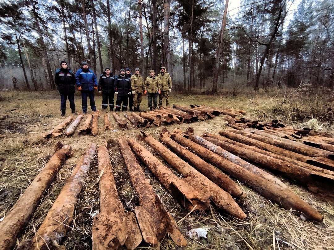 На окраине Смоленска нашли 66 взрывоопасных снарядов