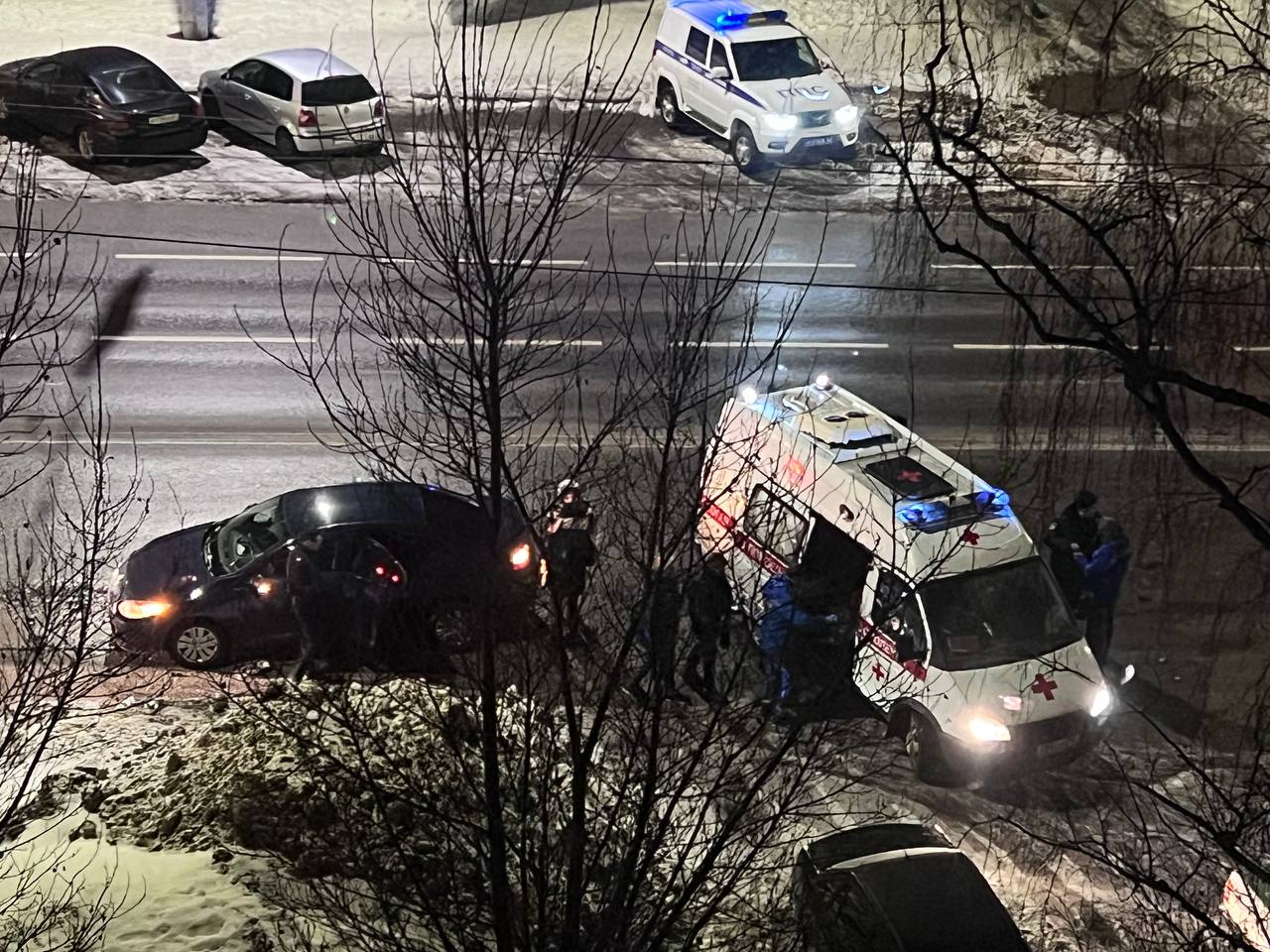 Есть пострадавшие: очевидцами аварии возле Хагена в Смоленске стали сотрудники ППС