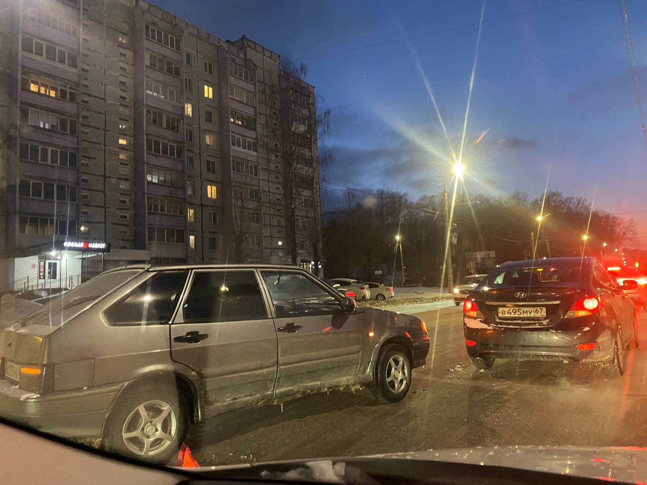На улице Николаева в Смоленске произошло ДТП