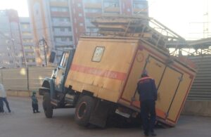 Аварийная машина трамвайного депо взлетела в воздух в Новосельцах