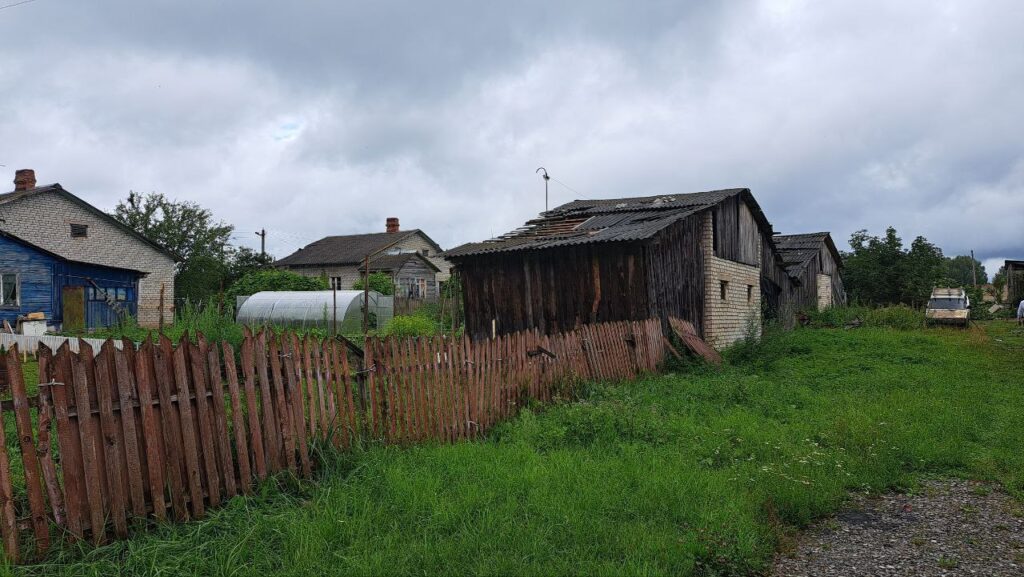 Гроза в деревне фото