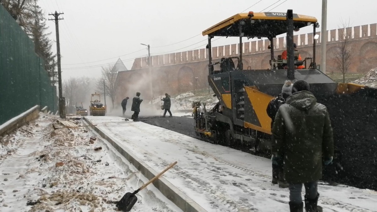 Подрядчик не спешит делать гарантийный ремонт на улице Тимирязева в Смоленске