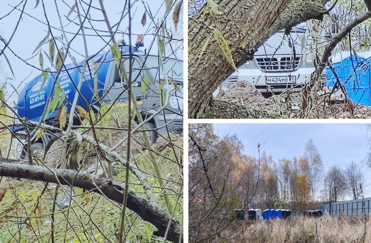 В пригороде Смоленска в рекреационной зоне построили стоянку для ассенизаторов