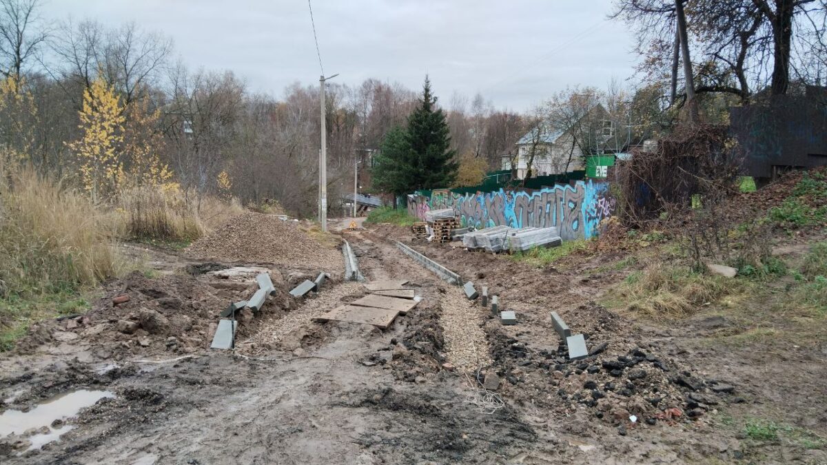 Капремонт Чертова моста в Смоленске продолжается четвертый месяц