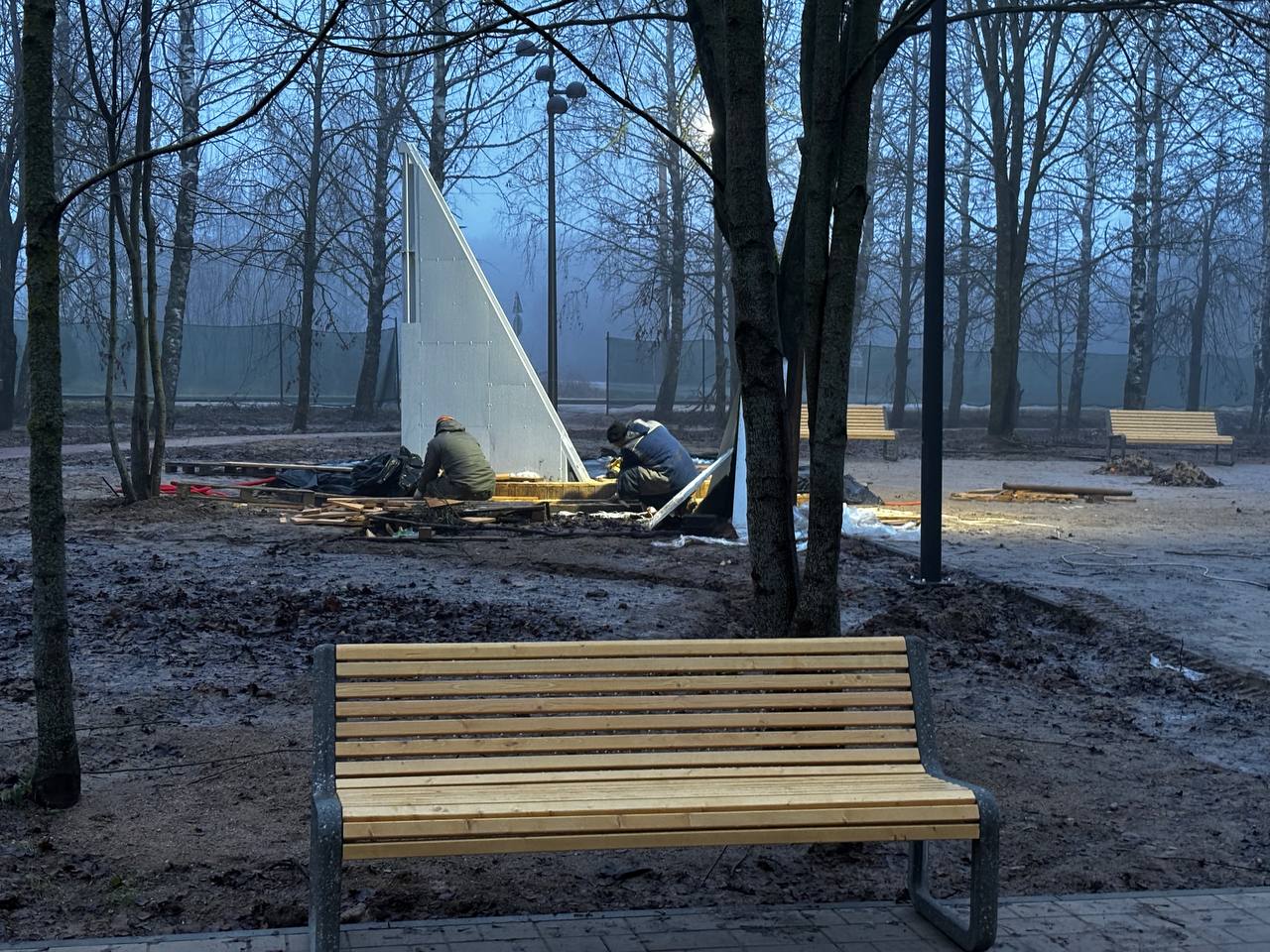 Подрядчик сорвал срок создания "Парка высокого полета" в Починке