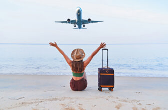 туризм, отдых, море, самолет